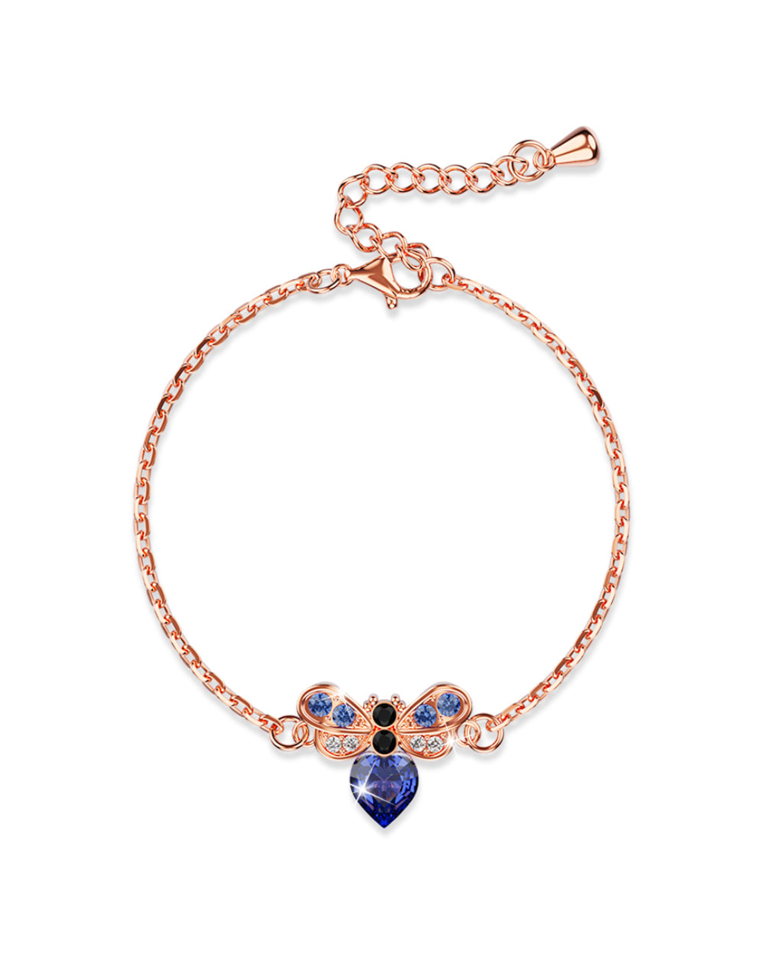 BeeCarra Bracelet Embellished With SWAROVSKI® Crystals