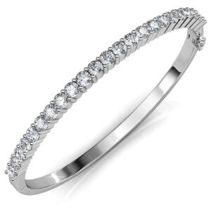Grandeur Bangle Embellished With SWAROVSKI® Crystals