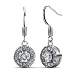 Angel Halo Hook Earrings Embellished With SWAROVSKI® Crystals