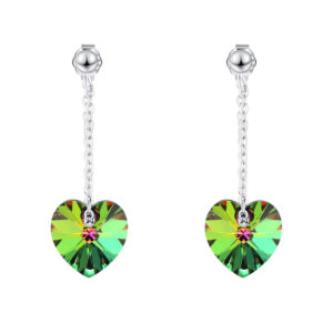 My Love Dangle Earrings Embellished with Crystals from SWAROVSKI® Vitrail