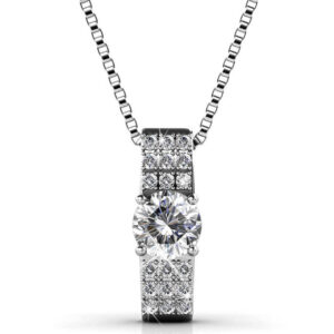 Designer Pendant Necklace Embellished With SWAROVSKI® Crystals