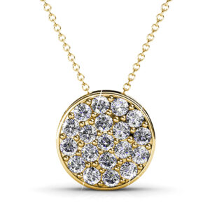 Pave Pendant Necklace Embellished With SWAROVSKI® Crystals