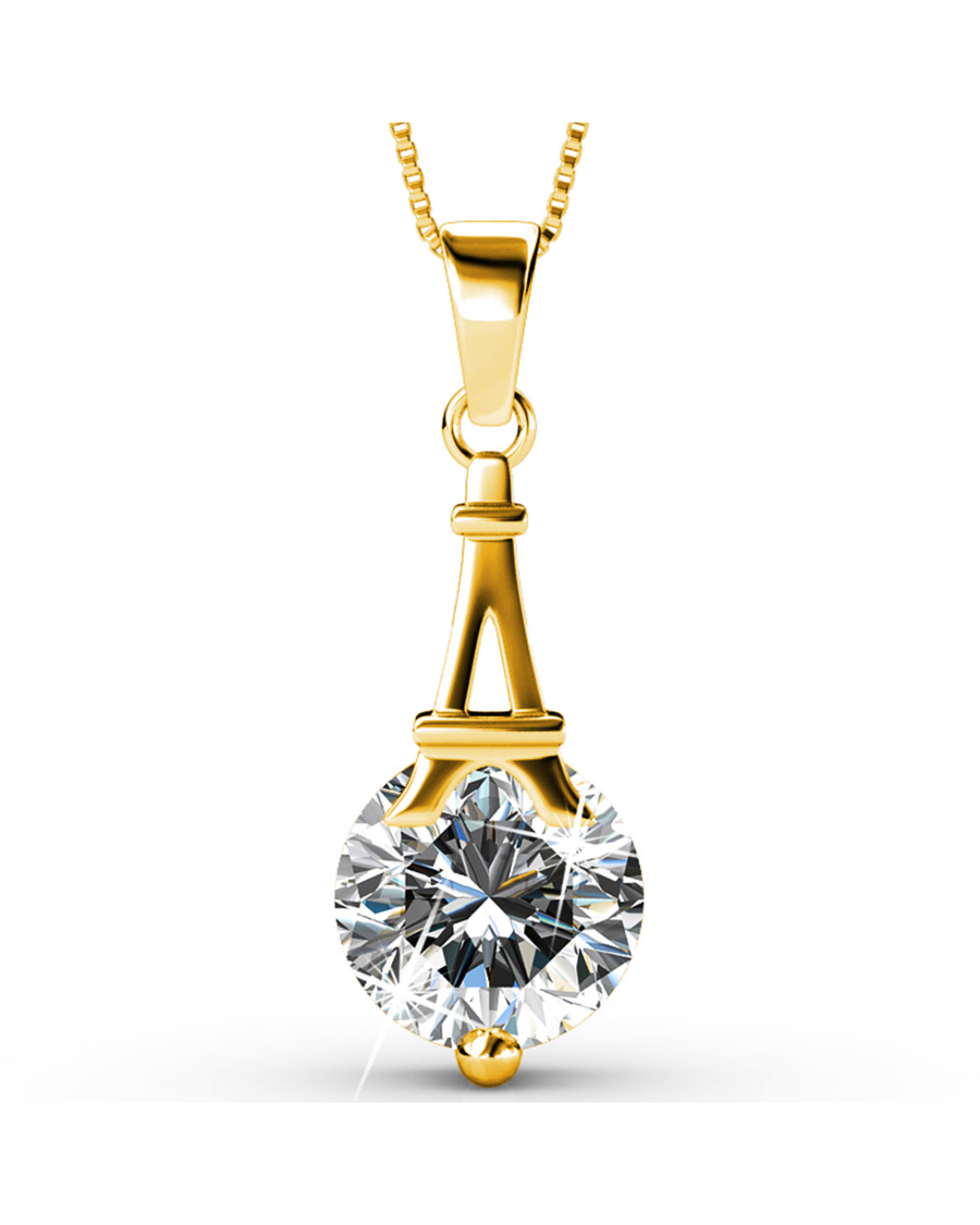 Pendulum Pendant Necklace Embellished With SWAROVSKI® Crystals