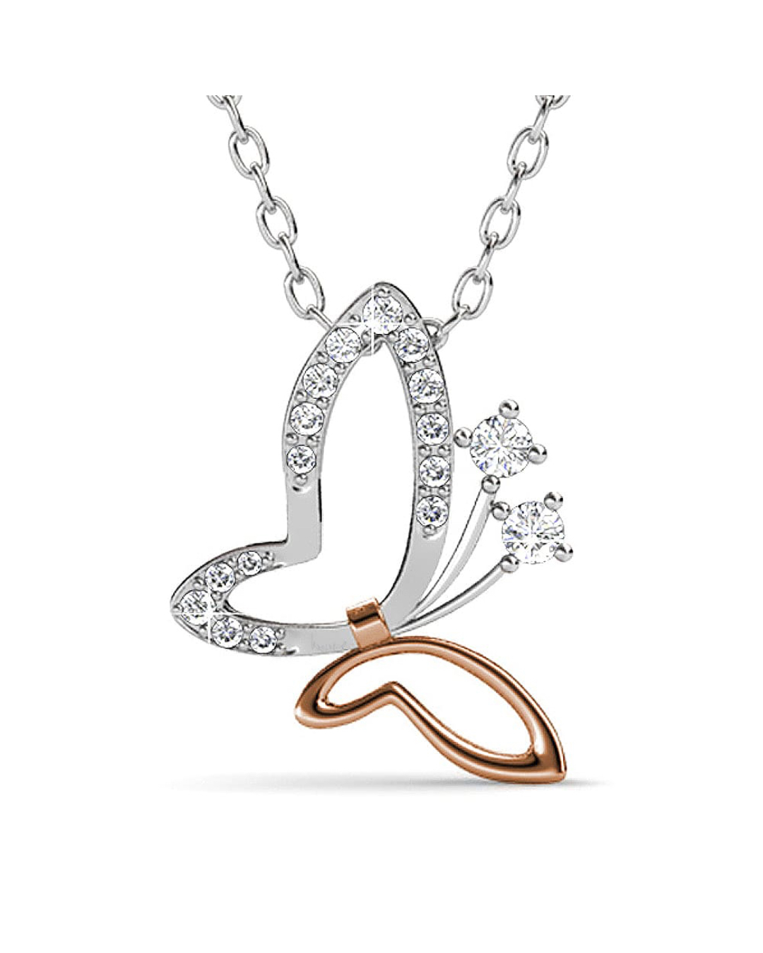 Butterfly Buff Necklace Embellished With SWAROVSKI® Crystals