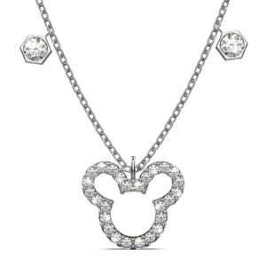 Mickey Silhouette Pendant Necklace Embellished With SWAROVSKI® Crystals