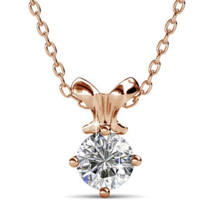 Treasure Bling Pendant Necklace in Rose Gold Embellished with Crystals from SWAROVSKI®