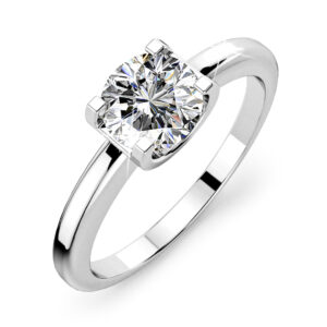 Solitaire Ring Crystal Embellished With SWAROVSKI® Crystals