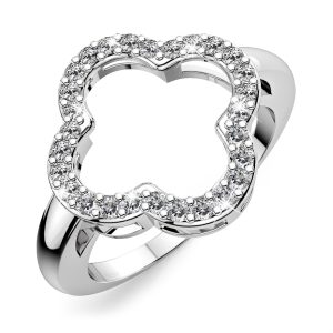 Clover Ring Crystal Embellished With SWAROVSKI® Crystals