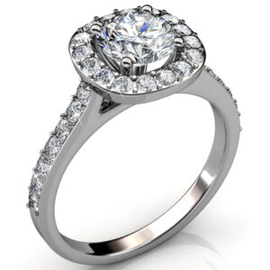 Engagement Ring Embellished With SWAROVSKI® Crystals