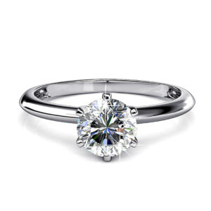 One In A Million Solitaire Ring Embellished With SWAROVSKI® Crystals