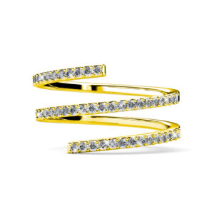 Twirler Ring Embellished With SWAROVSKI® Crystals