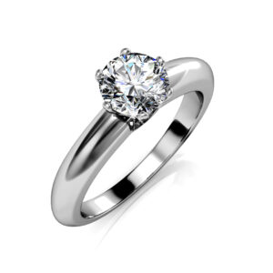 Jewel In The Palace Solitaire Ring Embellished With SWAROVSKI® Crystals