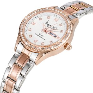 Lustrous Dual Tone Watch Embellished With SWAROVSKI® Crystals